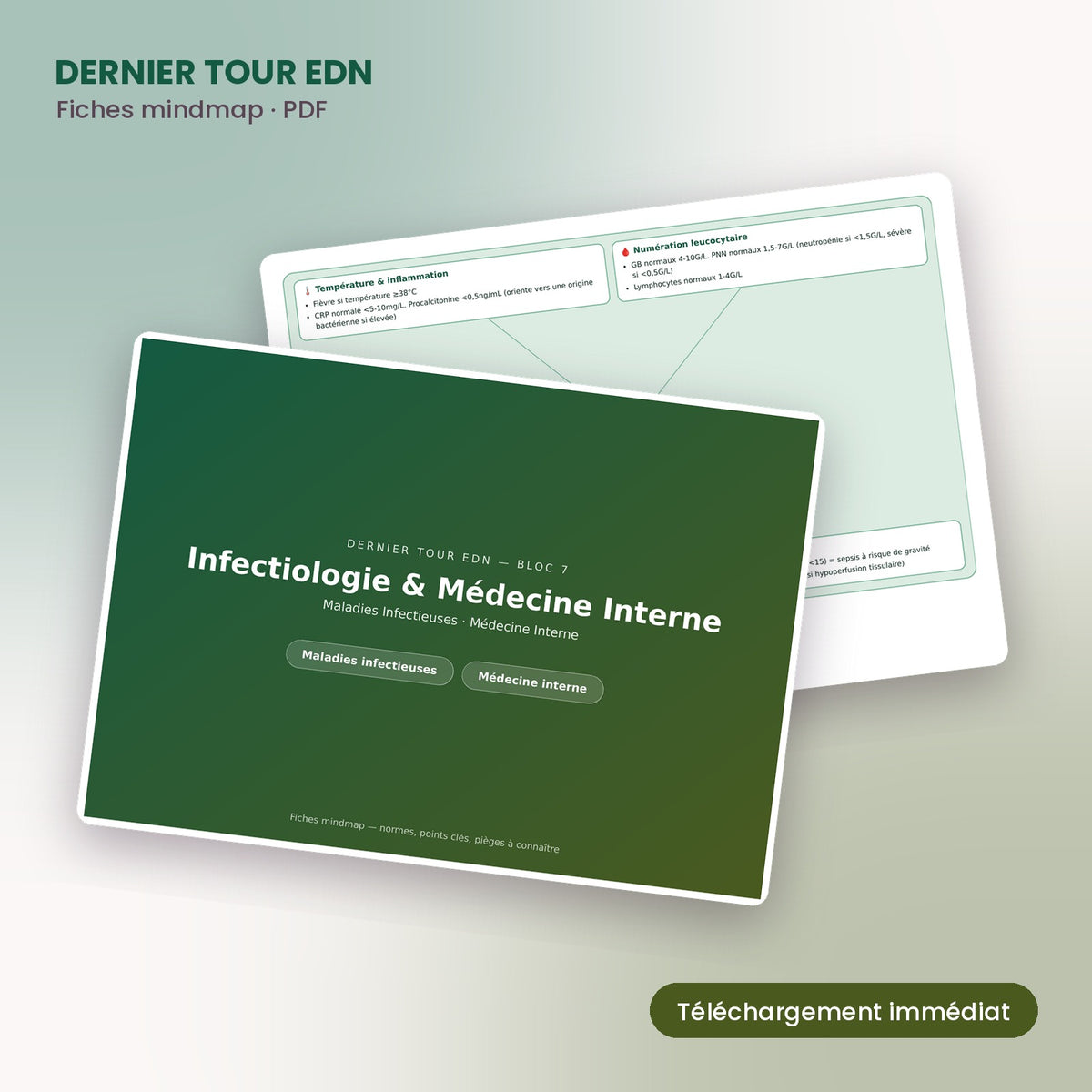 Bloc 7 — Infectiologie & Médecine Interne (Maladies Infectieuses · Médecine Interne)