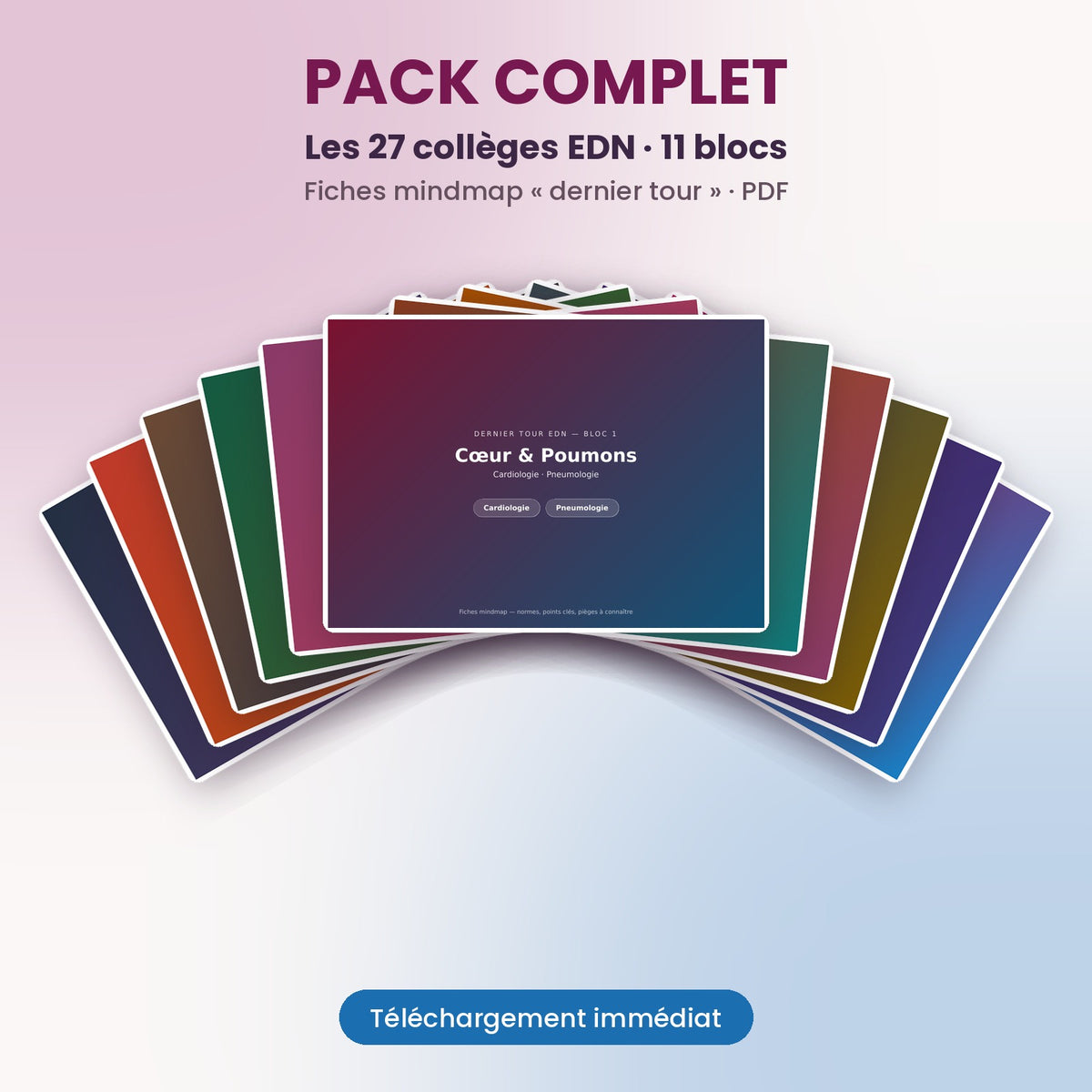 PACK COMPLET — Les 27 Collèges EDN (11 blocs)